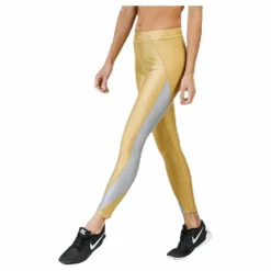 Nike Speed Metallic 7/8 Tight Gold Gul Hot