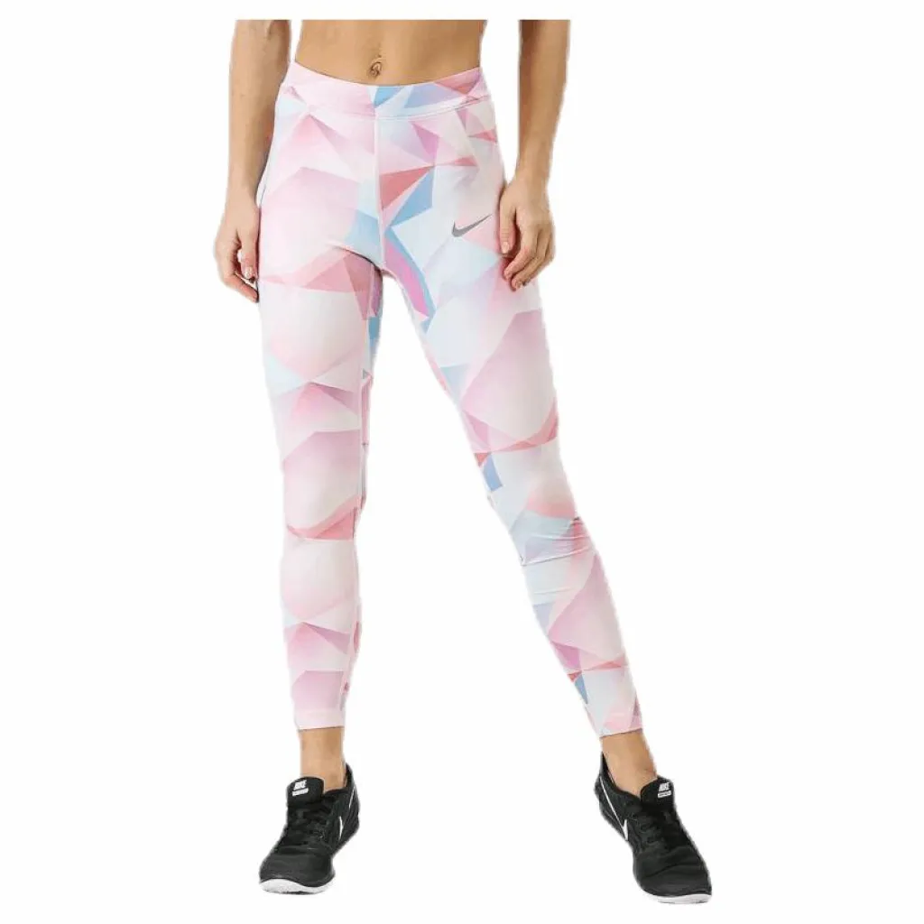 Speed Printed Tight 7/8 Pink/White*Nike Sale