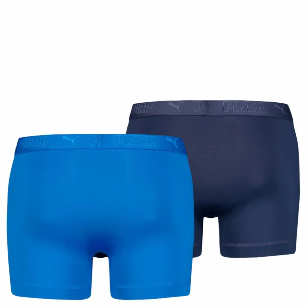 Puma Sport Microfiber Boxer 2p Blue Combo Blå New