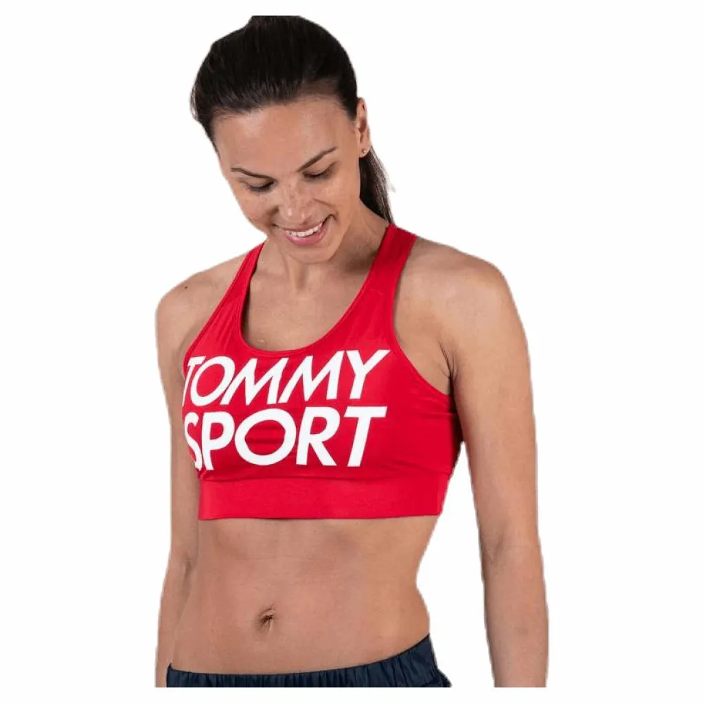 Sports Bra Logo Medium Red*Tommy Hilfiger Sport New
