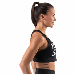 Tommy Hilfiger Sport Sports Bra Logo Mid Black Svart Clearance