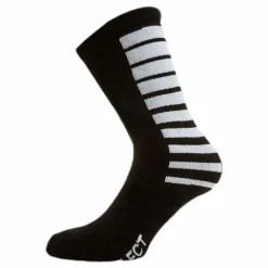 Select Sports socks striped long Black Svart Outlet