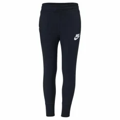Nike Sportswear Club Big Kids' (Girls') French Terry Pants BLACK/WHITE Svart Discount