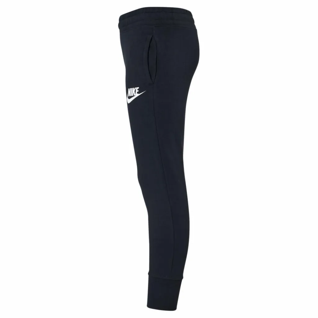 Nike Sportswear Club Big Kids' (Girls') French Terry Pants BLACK/WHITE Svart Discount