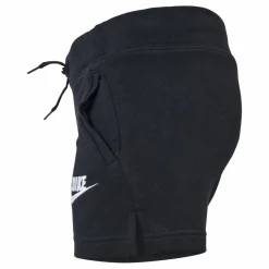 Nike Sportswear Club Big Kids' (Girls') French Terry Shorts BLACK/WHITE Svart Hot