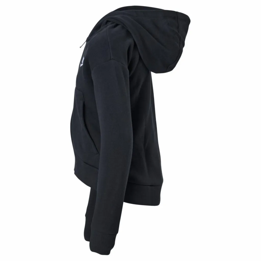 Sportswear Club Fleece Big Kids' (Girls') Full-Zip Hoodie BLACK/WHITE*Nike Sale