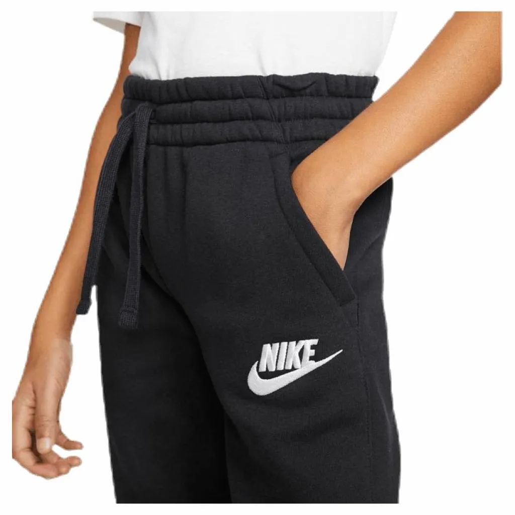 Nike Sportswear Club Fleece Big Kids' Pants BLACK/BLACK/WHITE Svart Hot