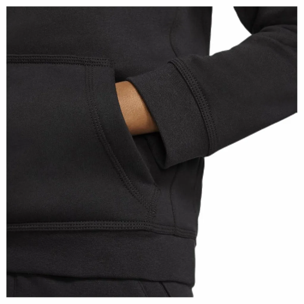 Sportswear Club Fleece Big Kids’ Pullover Hoodie BLACK/LT SMOKE GREY*Nike Best