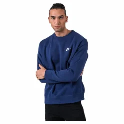 Sportswear Club Fleece Crew MIDNIGHT NAVY/WHITE*Nike Best