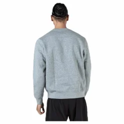 Sportswear Club Fleece Crew DK GREY HEATHER/WHITE*Nike