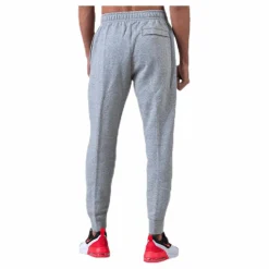 Nike Sportswear Club Fleece Joggers DK GREY HEATHER/MATTE SILVER/WHITE Grå Discount