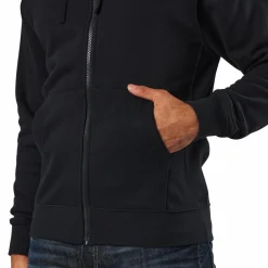 Sportswear Club Fleece Men's Full-Zip Hoodie BLACK/BLACK/WHITE*Nike Best