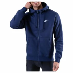 Sportswear Club Fleece Men's Full-Zip Hoodie MIDNIGHT NAVY/MIDNIGHT NAVY/WHITE*Nike Discount