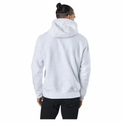 Nike Sportswear Club Fleece Pullover Hoodie WHITE/WHITE/BLACK Vit New