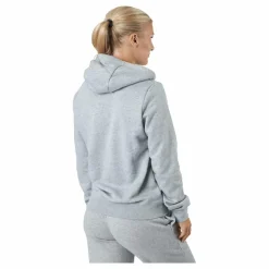Sportswear Club Fleece Women's Funnel Hoodie DK GREY HEATHER/WHITE*Nike Clearance