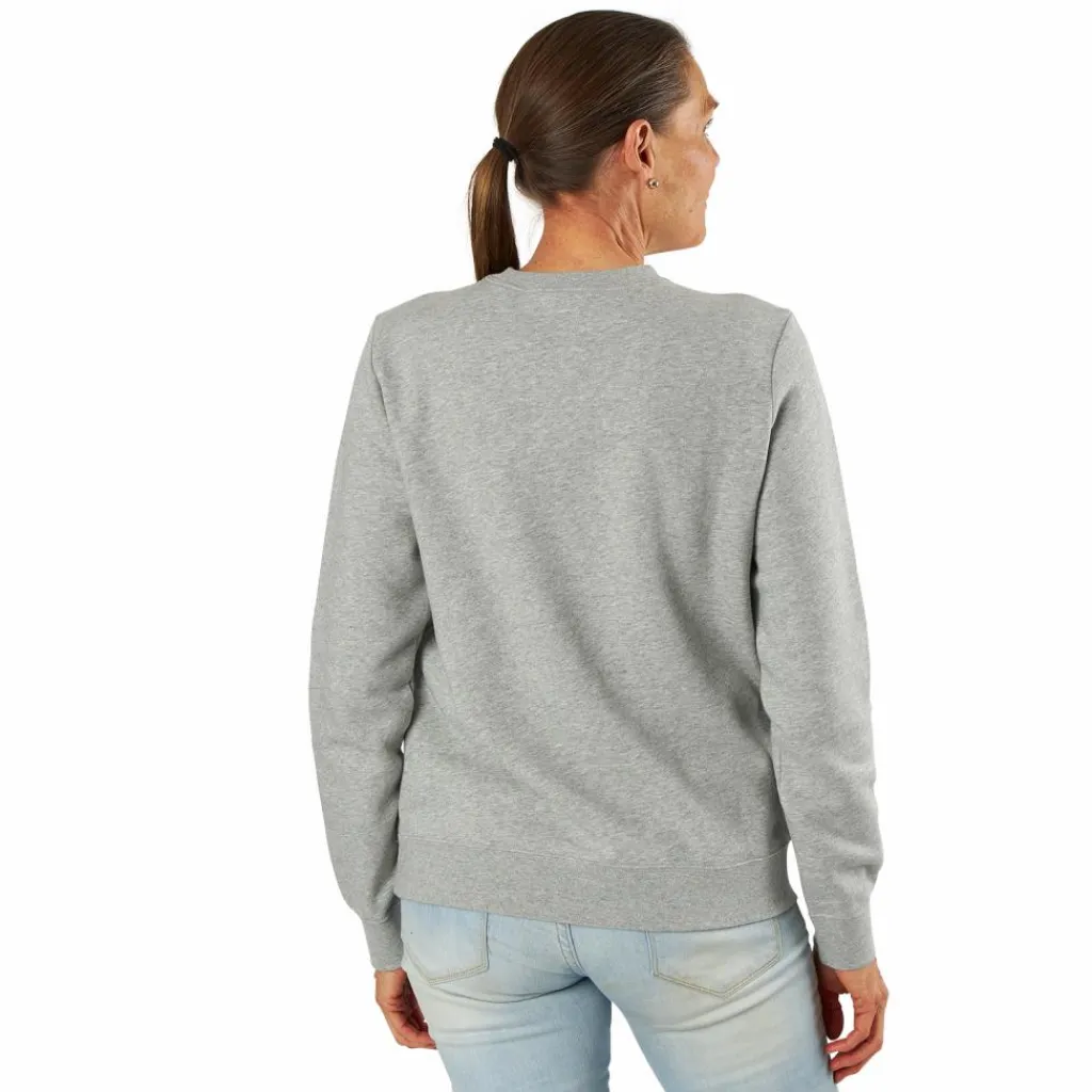 Sportswear Club Fleece Women's Crew DK GREY HEATHER/WHITE*Nike Clearance