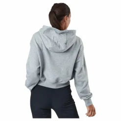 Sportswear Club Fleece Women's Cropped Hoodie DK GREY HEATHER/WHITE*Nike Outlet