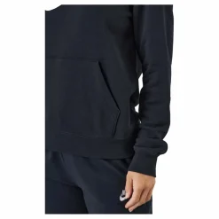 Nike Sportswear Club Fleece Women's Logo Pullover Hoodie BLACK/WHITE Blå Online