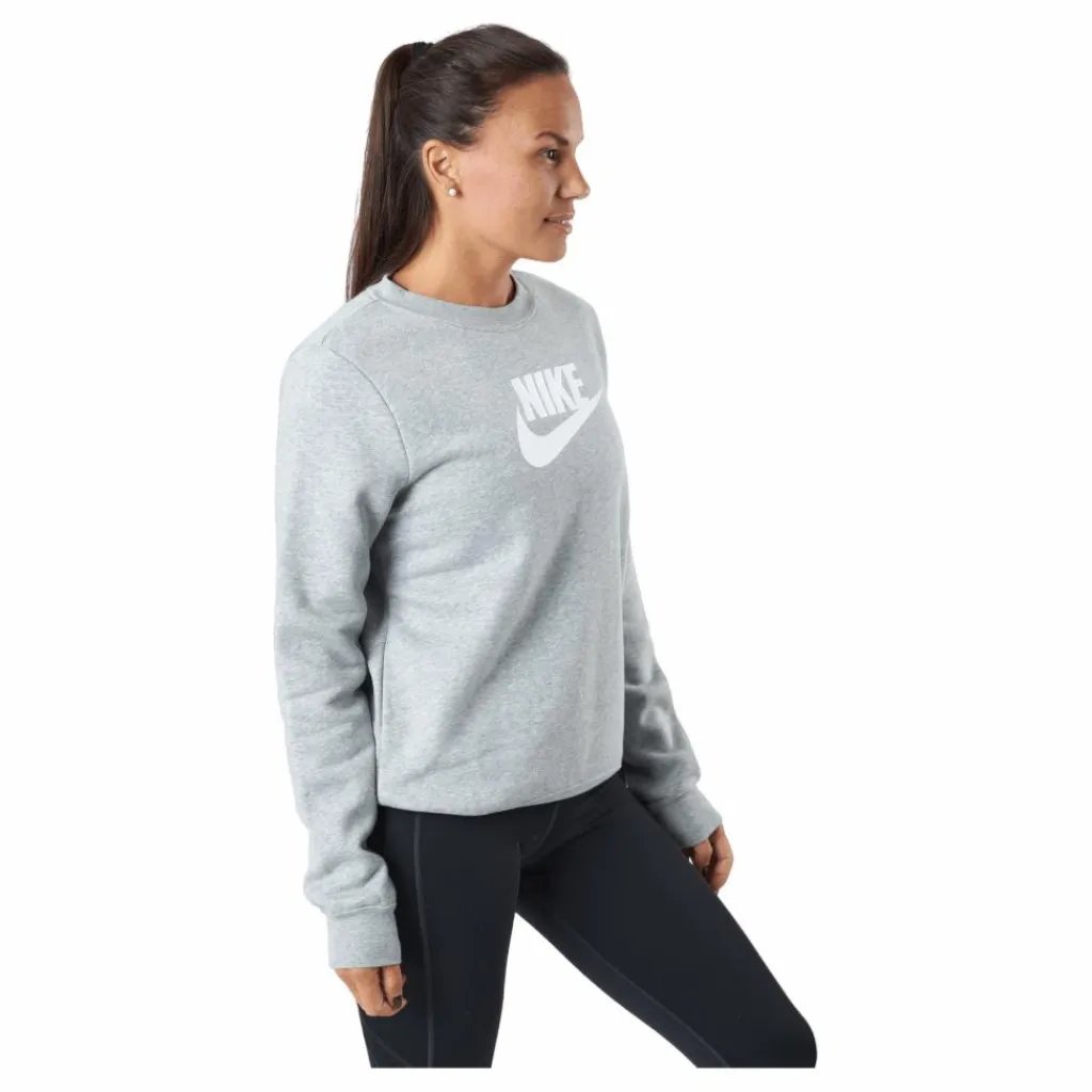Sportswear Club Fleece Women's Crew DK GREY HEATHER/WHITE*Nike Best