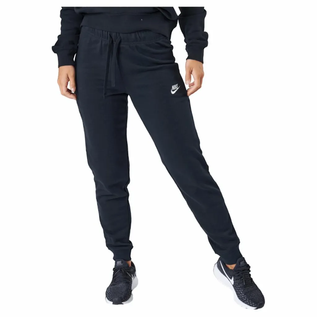 Sportswear Club Fleece Women's Mid-Rise Pants BLACK/WHITE*Nike Online