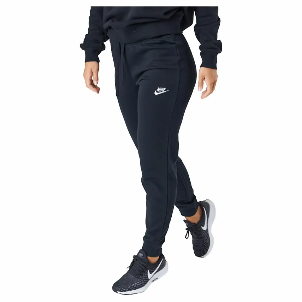 Sportswear Club Fleece Women's Mid-Rise Pants BLACK/WHITE*Nike Online
