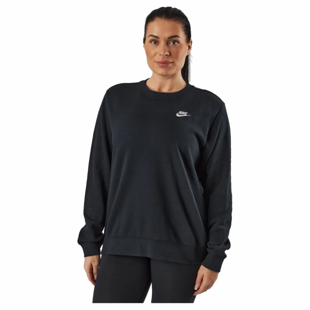 Sportswear Club Fleece Women's Crew BLACK/WHITE*Nike Online