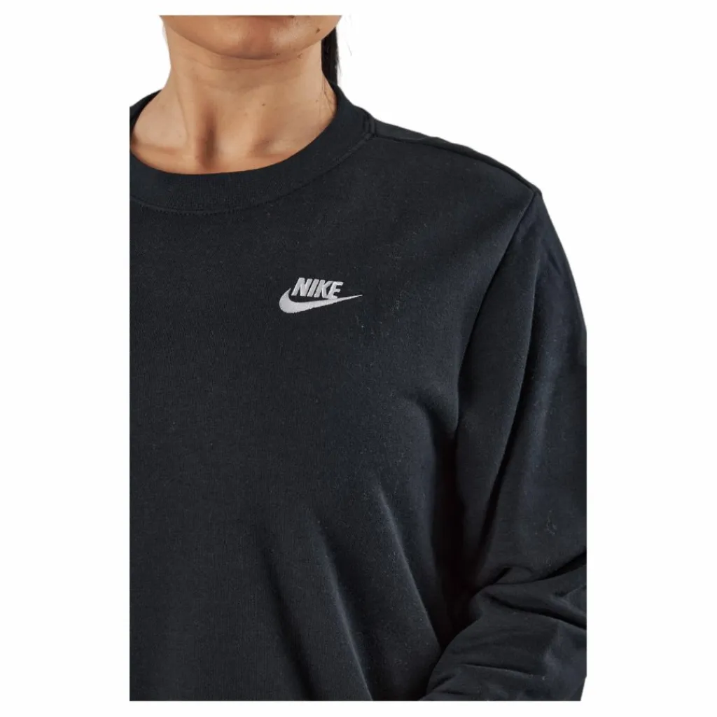Sportswear Club Fleece Women's Crew BLACK/WHITE*Nike Online
