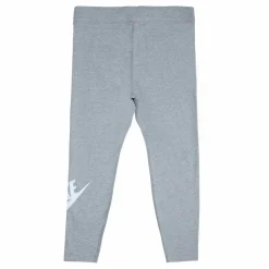 Nike Sportswear Essential Women's High-Waisted Leggings (Plus Size) DK GREY HEATHER/WHITE Grå