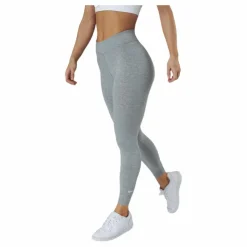 Nike Sportswear Essential Women's 7/8 Mid-Rise Leggings DK GREY HEATHER/WHITE Grå New