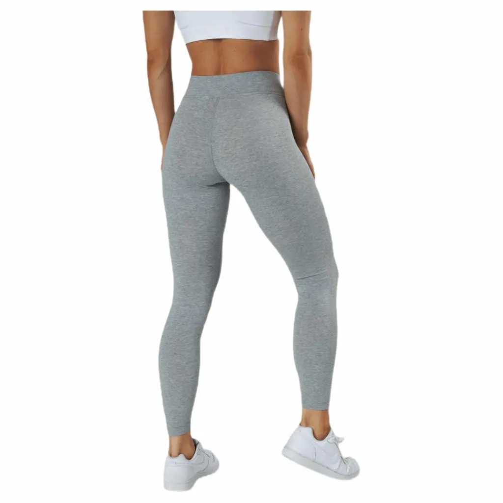 Nike Sportswear Essential Women's 7/8 Mid-Rise Leggings DK GREY HEATHER/WHITE Grå New