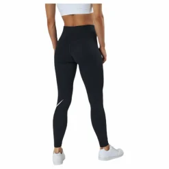 Sportswear Essential Women's Mid-Rise Swoosh Leggings BLACK/WHITE*Nike Sale