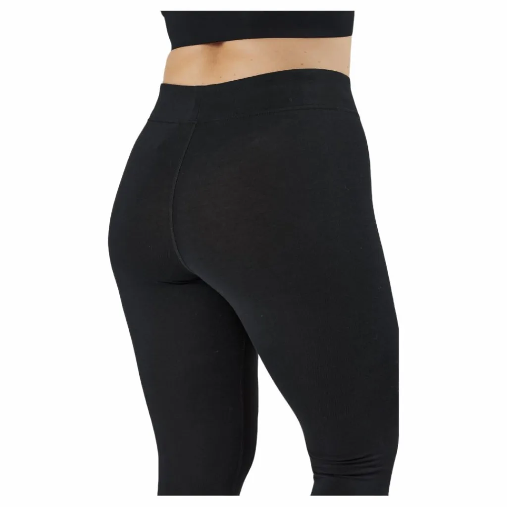 Nike Sportswear Essential Women's 7/8 Mid-Rise Leggings BLACK/WHITE Svart Outlet