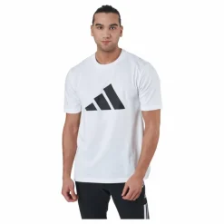 adidas Sportswear Future Icons Three Bar Tee White Vit Hot