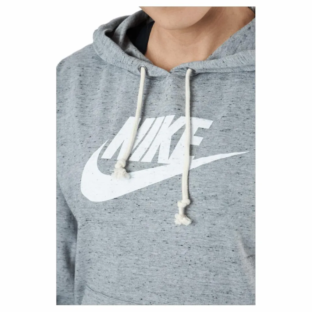 Sportswear Gym Vintage Women's Pullover Hoodie DK GREY HEATHER/WHITE*Nike Best
