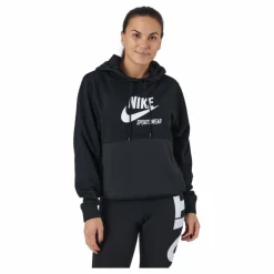 Nike Sportswear Heritage Women's Ho Black/black/white Svart New