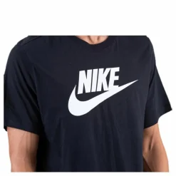 Nike Sportswear Men's T-Shirt BLACK/WHITE Svart