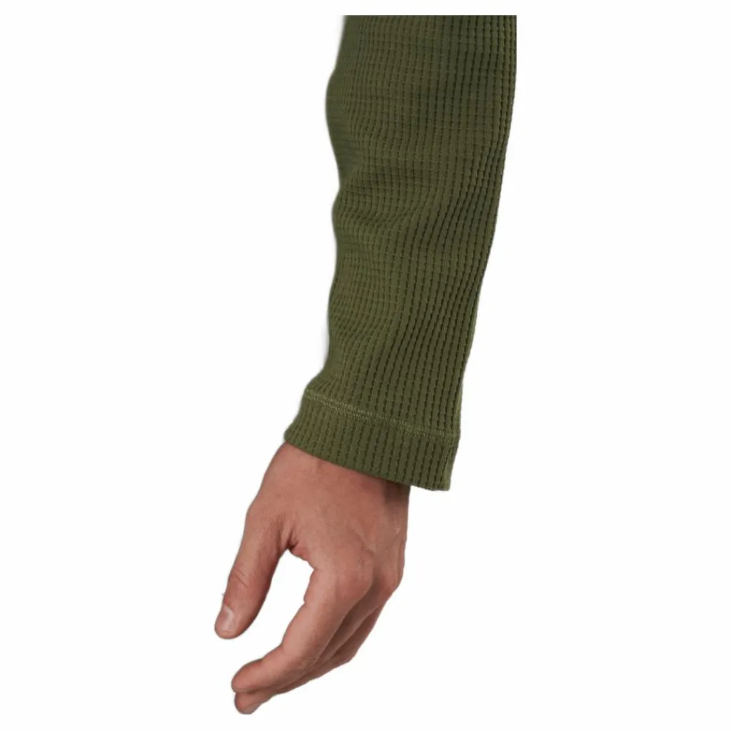 adidas Sportswear Pocket Waffle Knit Crew Focus Olive Grön Online