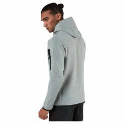 Nike Sportswear Tech Fleece Men's Full-Zip Hoodie DK GREY HEATHER/BLACK Grå Discount