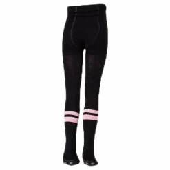 Molo Sporty Rib Tights Pink/Black Rosa och Svart Hot