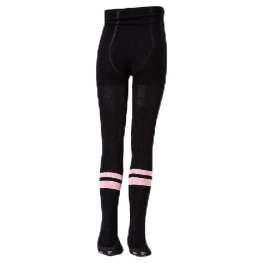 Molo Sporty Rib Tights Pink/Black Rosa och Svart Hot