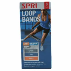 SPRI Flat Band Loop Kit 3-pack Multi Blå New