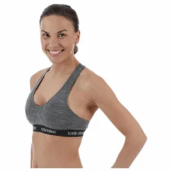 Sprite Racerback Bra Grey*Icebreaker Hot