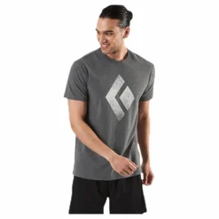 Black Diamond SS Chalked Up Tee Grey Grå New