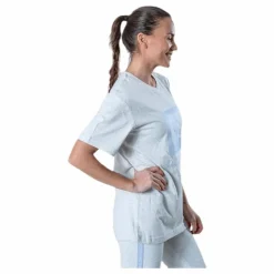Calvin Klein S/S Crew Neck White/Grey Vit och Grå