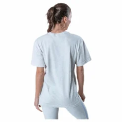 Calvin Klein S/S Crew Neck White/Grey Vit och Grå