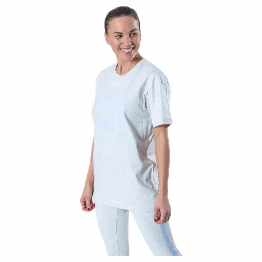 Calvin Klein S/S Crew Neck White/Grey Vit och Grå