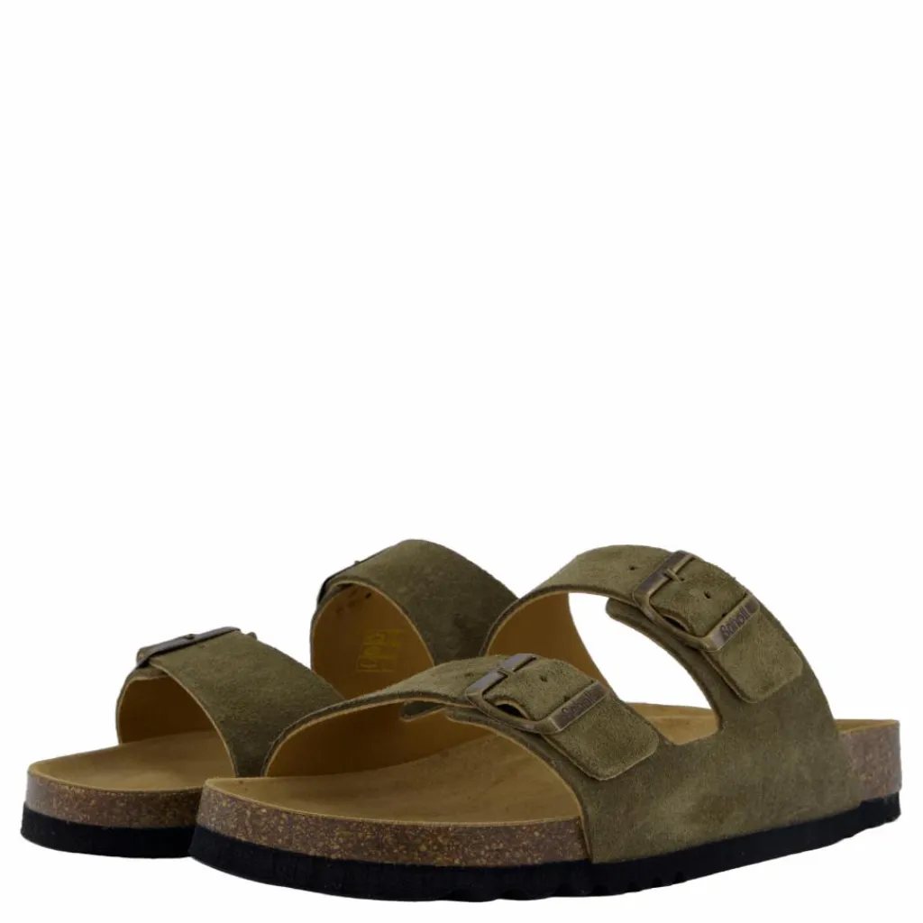 Scholl Iconic St Julien Suede Khaki Brun New