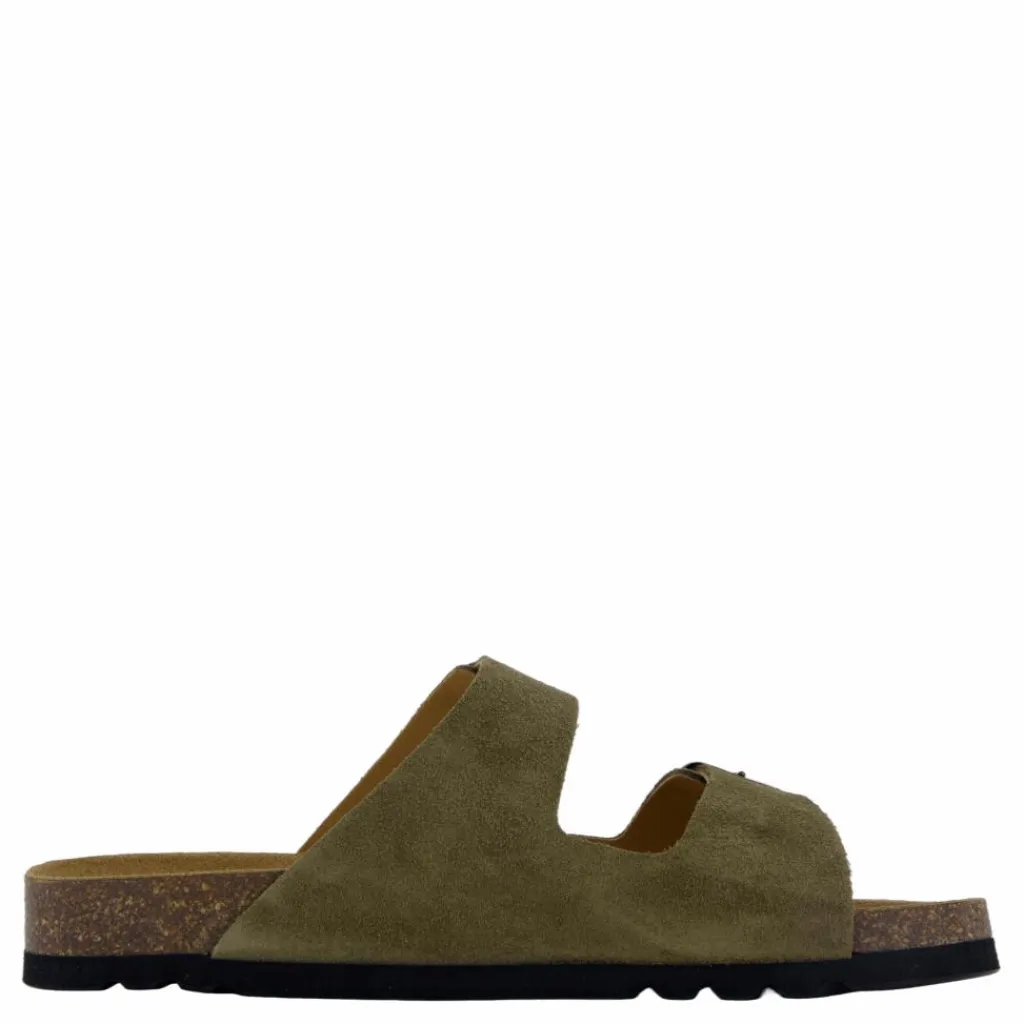 Scholl Iconic St Julien Suede Khaki Brun New