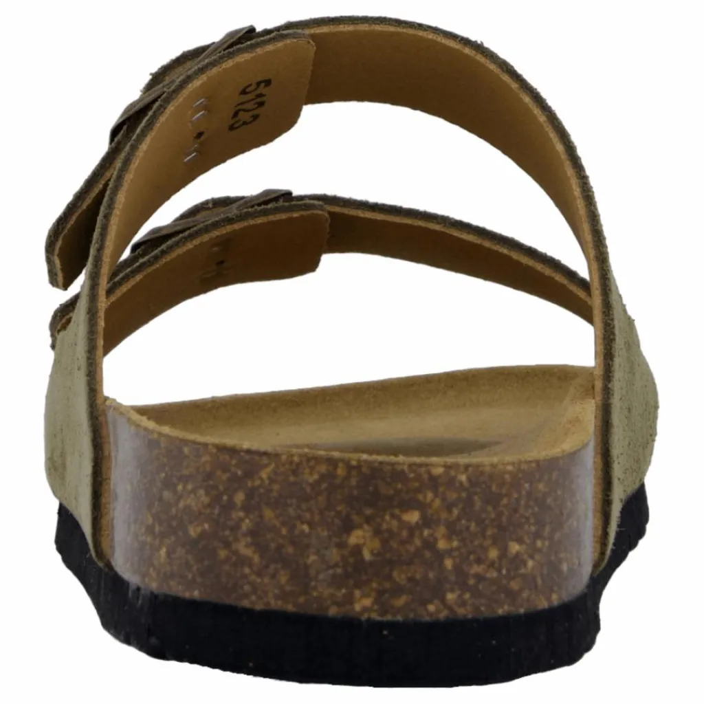 Scholl Iconic St Julien Suede Khaki Brun New