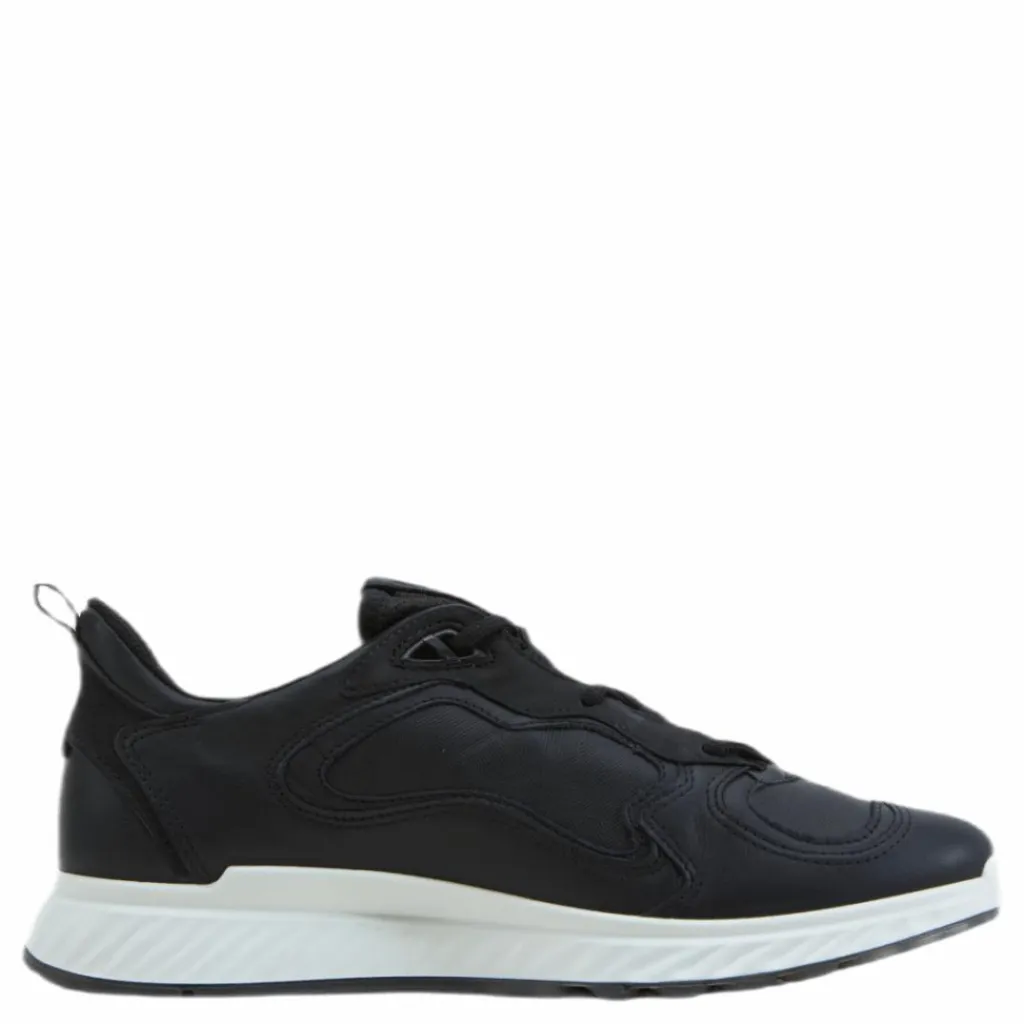 ECCO ST.1 Laced Shoes Black Svart Online